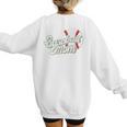 Baseball Mom's Favorite Game Day Premium Women's Sweatshirt Back Print