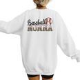 Baseball Nonna Women BallPark Nonna Baseball Mom Women's Sweatshirt Back Print Baseball Nonna Women BallPark Nonna Baseball Mom Women's Sweatshirt Back Print