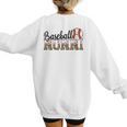 Baseball Nonni Women BallPark Nonni Baseball Mom Women's Sweatshirt Back Print Baseball Nonni Women BallPark Nonni Baseball Mom Women's Sweatshirt Back Print