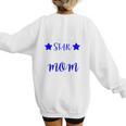 BASEBALL STAR MOM Sporty Design For Proud Baseball Moms Women's Sweatshirt Back Print BASEBALL STAR MOM Sporty Design For Proud Baseball Moms Women's Sweatshirt Back Print