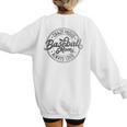 Crazy Proud Always Loud Baseball Mom Saying Graphic Women's Sweatshirt Back Print