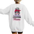 Dominican Baseball Mama Quote For a Dominican Baseball Mom Women's Sweatshirt Back Print