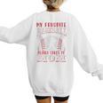 My Favorite Baseball Player Calls Me Mom Proud Baseball Mom Premium Women's Sweatshirt Back Print My Favorite Baseball Player Calls Me Mom Proud Baseball Mom Premium Women's Sweatshirt Back Print