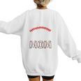 My Favorite Player Calls Me Mom Baseball Mom Women's Sweatshirt Back Print My Favorite Player Calls Me Mom Baseball Mom Women's Sweatshirt Back Print