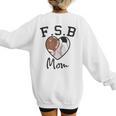 Football Soccer Baseball Mom For Women Women's Sweatshirt Back Print Football Soccer Baseball Mom For Women Women's Sweatshirt Back Print