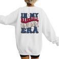 Groovy In My Baseball Mom Era Baseball Mama Mother's Day Women's Sweatshirt Back Print Groovy In My Baseball Mom Era Baseball Mama Mother's Day Women's Sweatshirt Back Print