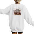 My Heart Is On That Field Baseball Mom Momm Premium Women's Sweatshirt Back Print My Heart Is On That Field Baseball Mom Momm Premium Women's Sweatshirt Back Print