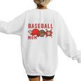 I'm A Baseball Mom Of Course I'm Broke Premium Women's Sweatshirt Back Print