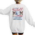 I’m A Baseball Mom Of Course I Know More Than The Coach Women's Sweatshirt Back Print I’m A Baseball Mom Of Course I Know More Than The Coach Women's Sweatshirt Back Print
