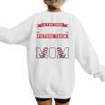 I'm a Bat Findin Washin' Baseball Mom Baseball Women's Sweatshirt Back Print
