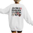I'm Not A Regular Mom I'm A Baseball Mom Mother's Day Women's Sweatshirt Back Print