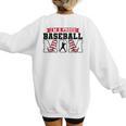 I'm a Proud Baseball Mom Baseball Women's Sweatshirt Back Print I'm a Proud Baseball Mom Baseball Women's Sweatshirt Back Print