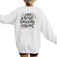 Loud & Proud Baseball Mom Women's Sweatshirt Back Print