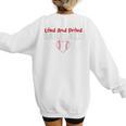 Loud And Proud Baseball Mom Baseball Mom Heart Women's Sweatshirt Back Print