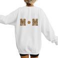 Loud And Proud Baseball Mom Leopard Mama Loves Women's Sweatshirt Back Print Loud And Proud Baseball Mom Leopard Mama Loves Women's Sweatshirt Back Print