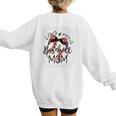 Loud Proud Baseball Mom Mommy Premium Women's Sweatshirt Back Print Loud Proud Baseball Mom Mommy Premium Women's Sweatshirt Back Print