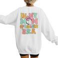 In My Mom Of Ballers Era Groovy Volleyball Baseball Mom Cute Women's Sweatshirt Back Print In My Mom Of Ballers Era Groovy Volleyball Baseball Mom Cute Women's Sweatshirt Back Print