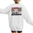 Mom Of Ballers Soccer Baseball Mom Soccer Baseball Mother Women's Sweatshirt Back Print Mom Of Ballers Soccer Baseball Mom Soccer Baseball Mother Women's Sweatshirt Back Print