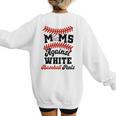 Moms Against Baseball Pants Baseball Mom Joke Women's Sweatshirt Back Print Moms Against Baseball Pants Baseball Mom Joke Women's Sweatshirt Back Print