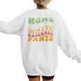 Moms Against Baseball Pants Retro Baseball Mom Raglan Baseball Tee Women's Sweatshirt Back Print Moms Against Baseball Pants Retro Baseball Mom Raglan Baseball Tee Women's Sweatshirt Back Print