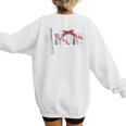 Number One Baseball Mom For Mothers Day Baseball Mommy Premium Women's Sweatshirt Back Print