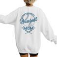 Professional Baseball Mom Team Sports Raglan Baseball Tee Women's Sweatshirt Back Print Professional Baseball Mom Team Sports Raglan Baseball Tee Women's Sweatshirt Back Print