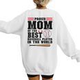 Proud Mom Of An Awesome Baseball Baseball Mom Women's Sweatshirt Back Print Proud Mom Of An Awesome Baseball Baseball Mom Women's Sweatshirt Back Print