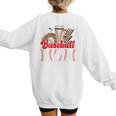 Retro Coffee Baseball Mama Mother's Day Baseball Mom Premium Women's Sweatshirt Back Print Retro Coffee Baseball Mama Mother's Day Baseball Mom Premium Women's Sweatshirt Back Print