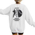 Retro Moms Against Baseball Pants Baseball Mom Women's Sweatshirt Back Print Retro Moms Against Baseball Pants Baseball Mom Women's Sweatshirt Back Print
