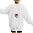 Senior Baseball Mom 2024 Senior Mom Class Of 2024 Baseball Women's Sweatshirt Back Print Senior Baseball Mom 2024 Senior Mom Class Of 2024 Baseball Women's Sweatshirt Back Print