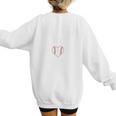 Senior Baseball Mom 2028 Class Of 2028 Graduation Women's Sweatshirt Back Print