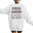 Senior Baseball Mom Class Of 2024 High School College Sports Women's Sweatshirt Back Print Senior Baseball Mom Class Of 2024 High School College Sports Women's Sweatshirt Back Print