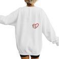 Senior Baseball Mom Class Of 2024 Baseball Player Son 2024 Women's Sweatshirt Back Print