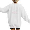 Senior Mom Baseball Player Son Senior Baseball Mom 2024 Women's Sweatshirt Back Print Senior Mom Baseball Player Son Senior Baseball Mom 2024 Women's Sweatshirt Back Print
