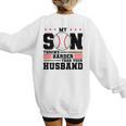 My Son Throws Harder Than Your Husband Baseball Mom Women's Sweatshirt Back Print My Son Throws Harder Than Your Husband Baseball Mom Women's Sweatshirt Back Print