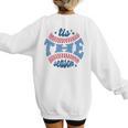 Spring 2024 Season Cute Baseball Mom It Is The Season Women's Sweatshirt Back Print Spring 2024 Season Cute Baseball Mom It Is The Season Women's Sweatshirt Back Print