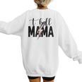 T-Ball Mama Baseball Mama Baseball Mom Women's Sweatshirt Back Print
