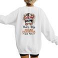 That's My Granddaughter Out There Baseball Mom Mother's Day Women's Sweatshirt Back Print That's My Granddaughter Out There Baseball Mom Mother's Day Women's Sweatshirt Back Print