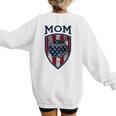 USA Mum Mother's Day Baseball Mom Women's Sweatshirt Back Print USA Mum Mother's Day Baseball Mom Women's Sweatshirt Back Print