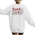 Vintage Baseball Mom Sport Humor Premium Women's Sweatshirt Back Print Vintage Baseball Mom Sport Humor Premium Women's Sweatshirt Back Print