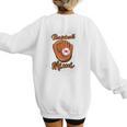 Women Baseball Mom Shirt Baseball Season Shirt Mothers Day Women's Sweatshirt Back Print Women Baseball Mom Shirt Baseball Season Shirt Mothers Day Women's Sweatshirt Back Print