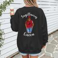 African American Baseball Mom Sagittarius Queen Zodiac Sign Women's Sweatshirt Back Print African American Baseball Mom Sagittarius Queen Zodiac Sign Women's Sweatshirt Back Print
