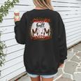 Ball Mom Leopard Ball Mom Baseball Mom Women's Sweatshirt Back Print Ball Mom Leopard Ball Mom Baseball Mom Women's Sweatshirt Back Print