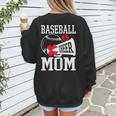 Baseball Cheer Mom Cheerleading Cheerleader Baseball Mom Women's Sweatshirt Back Print