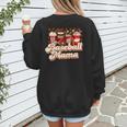 Baseball Mama Coffee Game Day Vibes Baseball Mom Women's Sweatshirt Back Print Baseball Mama Coffee Game Day Vibes Baseball Mom Women's Sweatshirt Back Print