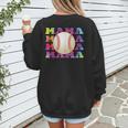 Baseball Mama Sport Women Proud Baseball Mom Women's Sweatshirt Back Print Baseball Mama Sport Women Proud Baseball Mom Women's Sweatshirt Back Print