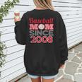 Baseball Mom Since 2008 Women's Sweatshirt Back Print Baseball Mom Since 2008 Women's Sweatshirt Back Print