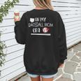 Baseball Mom 2024 In My Baseball Mom Era Gameday Women's Sweatshirt Back Print