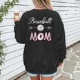 Baseball Mom Birthday Sport Baseball Sport Matching Family Women's Sweatshirt Back Print Baseball Mom Birthday Sport Baseball Sport Matching Family Women's Sweatshirt Back Print