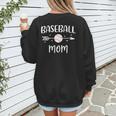 Baseball Mom Cute Grandson Player Arrow Heart Family Women's Sweatshirt Back Print Baseball Mom Cute Grandson Player Arrow Heart Family Women's Sweatshirt Back Print